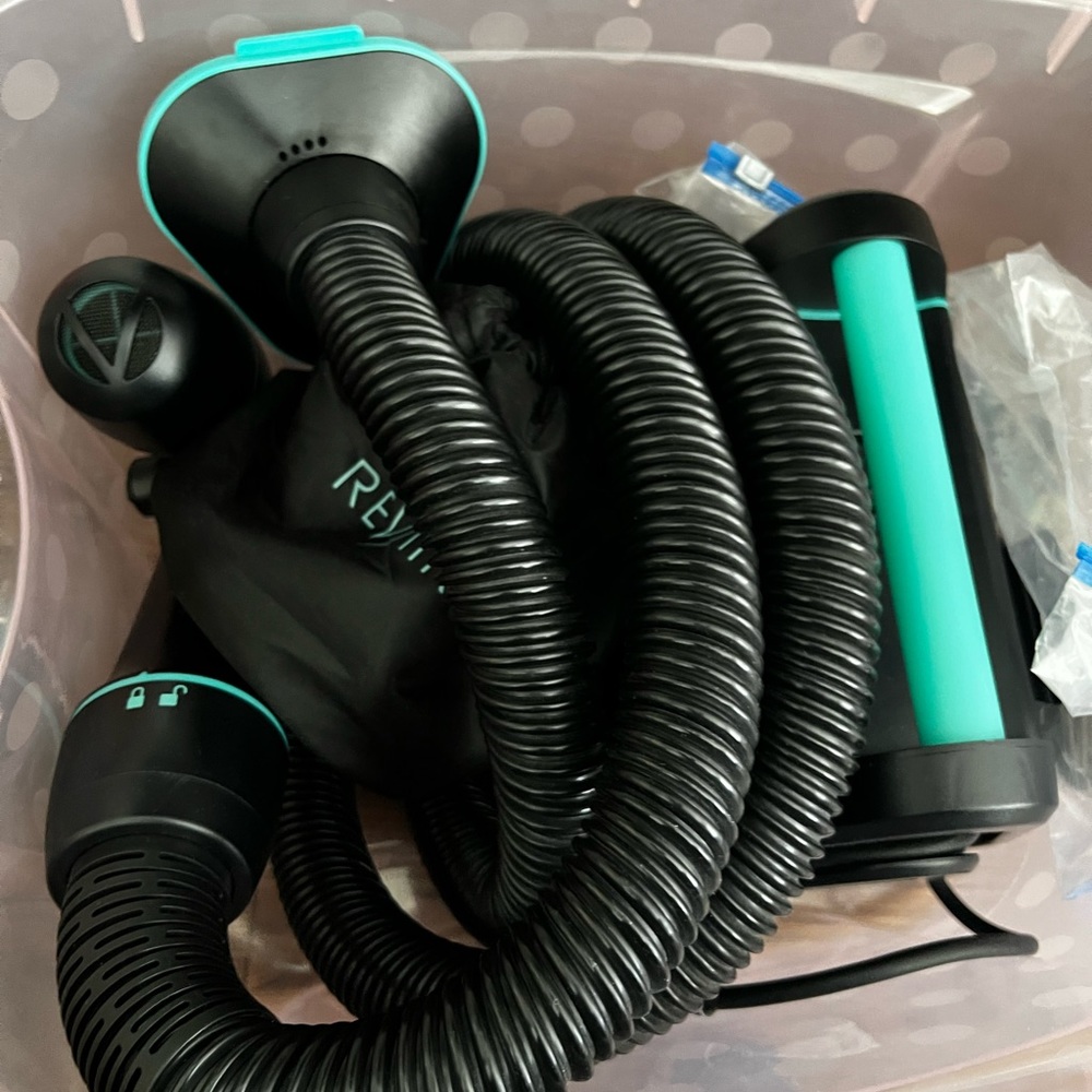 Revair reverse hair dryer with stand